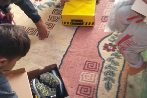 Mazlum soydaş çocuklar himayemiz altında