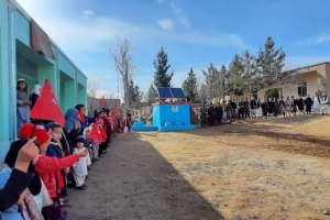 Güney Türkistan'da bir soydaş köy daha suya kavuştu