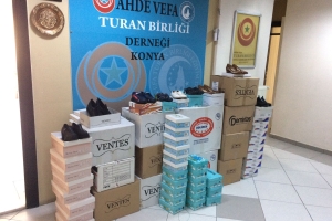 BAYIR Petrol ve Plastik A.Ş. 85 çift ayakkabı hibe etti