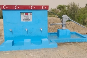 Güney Türkistan'da Kurban Bayramı öncesi bir su kuyusu ve çeşme daha hizmete girdi
