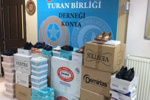 BAYIR Petrol ve Plastik A.Ş. 85 çift ayakkabı hibe etti