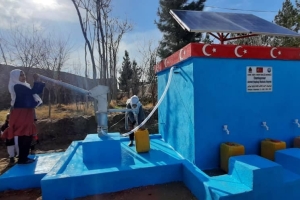 Güney Türkistan'da bir soydaş köy daha suya kavuştu