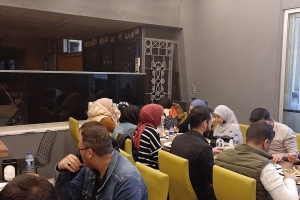 Türkmenlere yönelik bir iftar yemeği