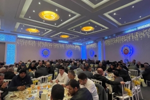 Turhal’da Dev İftar Sofrası: Gönüller Aynı Sofrada Buluştu