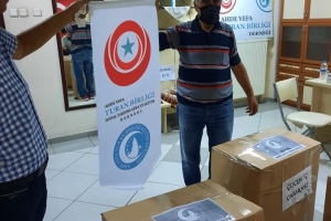 Aydıncık'a yardım malzemesi hazır