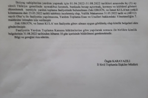 Gerekli olan izin belgelerimiz mevcuttur