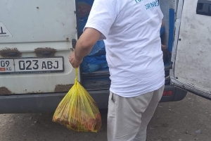 KIRGIZİSTAN'da Issık gölü bölgesindeyiz