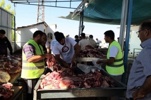 Konya'da Derneğimize emanet edilen Kurbanlar kesildi