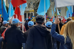 Konya'da Ukrayna ve Kırım da devam eden Rusya işgali protesto edildi.