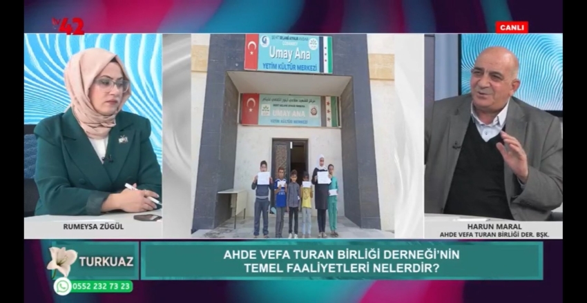 16 Kasım 2025 Tv42 Kanalında Yayınlanan Turkuaz Programı