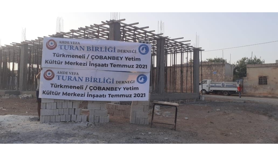 Yetim Kültür Merkezi inşaatımız