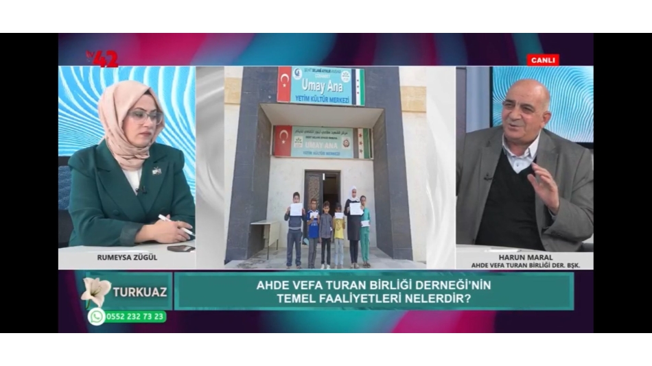 16 Kasım 2025 Tv42 Kanalında Yayınlanan Turkuaz Programı