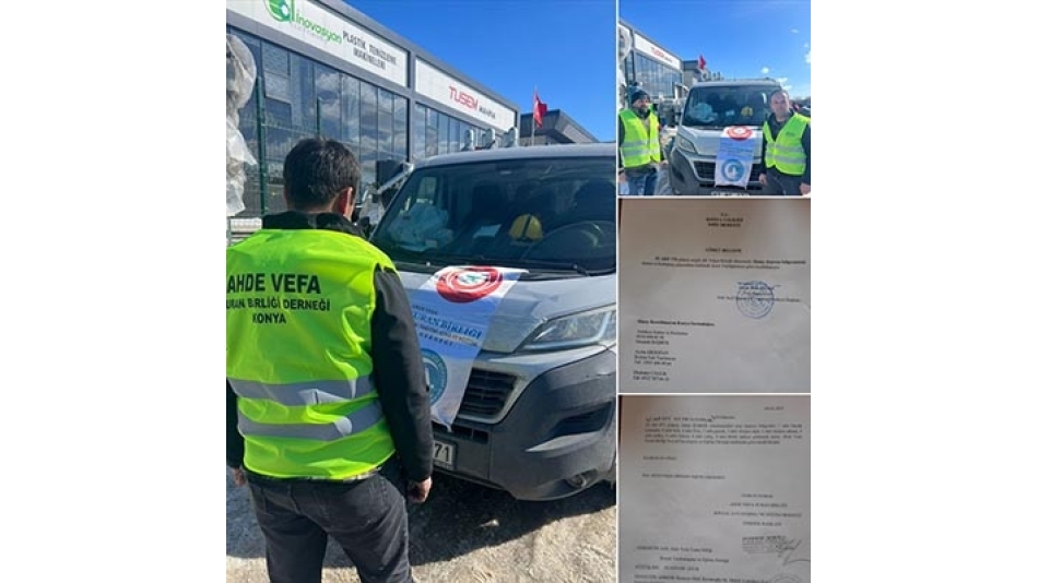 Deprem bölgesine yardım. 4. Araç