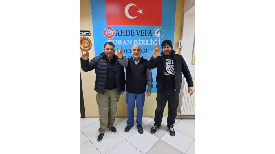 Baybars Tugayı Komutanı Ebu İyad bugün Konya'da Derneğimizi ziyaret etti
