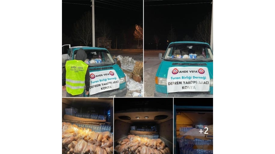 Deprem bölgesi yardım aracı 5